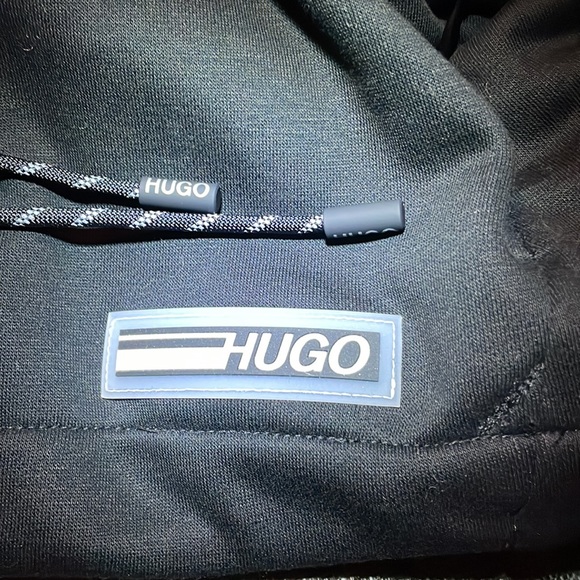 HUGO FRENCH-TERRY COTTON SWEATSHIRT WITH LOGO - Picture 5 of 6